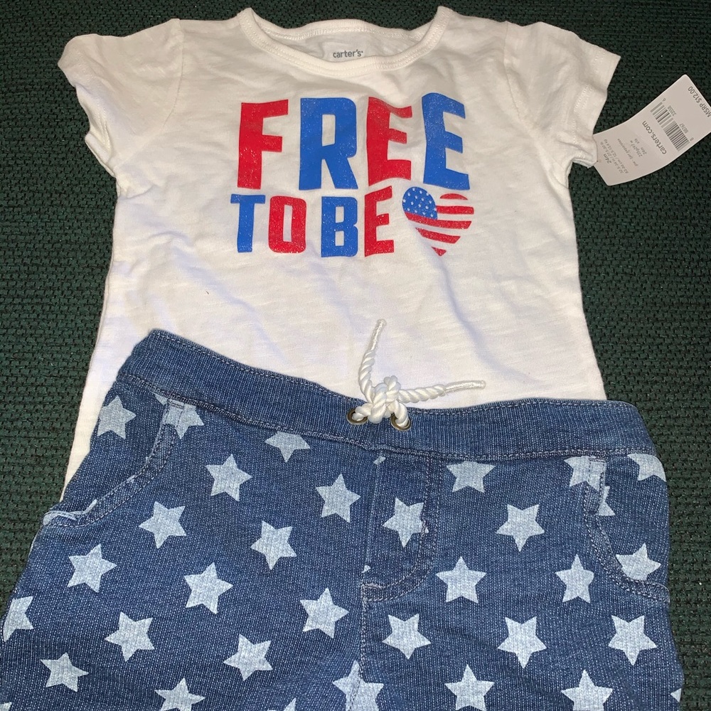 Baby girls 24 month 4th of July outfit